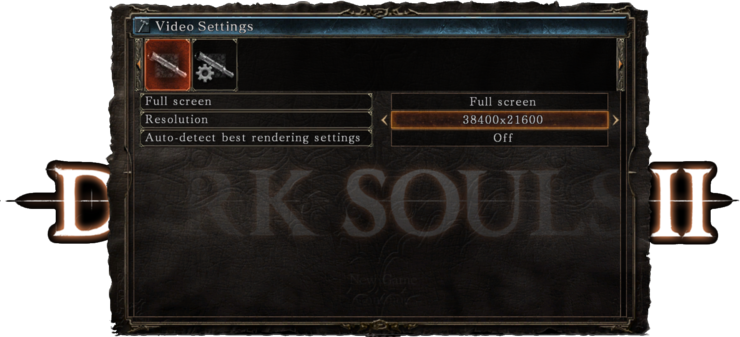 Dark Souls 2 modded: Durante's GeDoSaTo enables downsampling