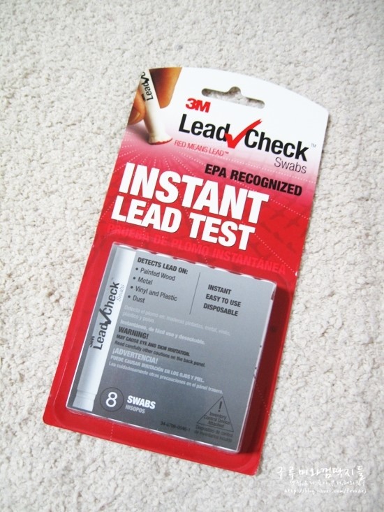 납테스트기 3M Lead Check 한국도자기에 다시사용해봤어요 : 네이버 블로그