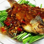 생선요리/굴비요리 :: 부추와 함께 먹는 탕수조기만드는법, 스테미너 음식