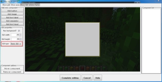 마인크래프트 Mcreator 한글 Basic GUI : 네이버 블로그