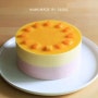 달콤한 여름 생과 망고로 만든 '망고 무스 케이크' / mango mousse cake