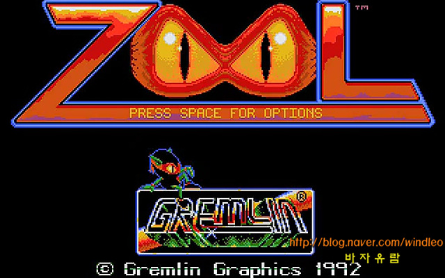 [DOS] 줄 / 고전게임 / ZOOL : Ninja of the Nth Dimension / Gremlin Graphics ...