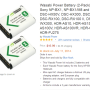초저가 소니 RX 100 mk2 호환 배터리 와사비 파워(Wasabi Power Battery)