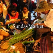 치앙마이 선데이마켓 나이트바자 과일살수있는 야시장