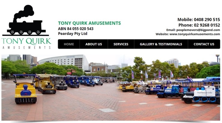 Trackless Trains tony quirk amusements (달링하버 꼬마트레인 토니 쿠어크 어뮤지먼트스) : 네이버 블로그