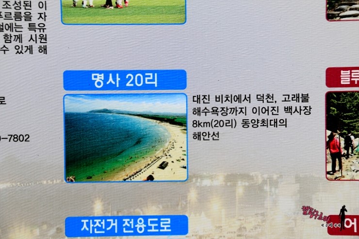 명사20리 고래불과 영리 해수욕장 -동해안완주3일째 : 네이버 블로그