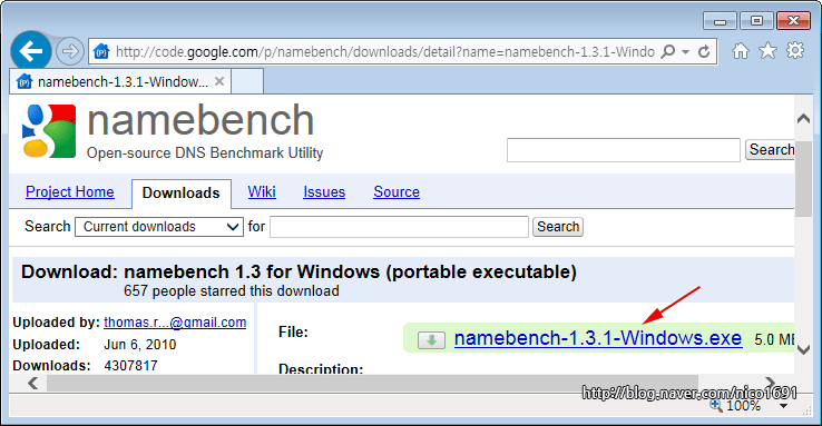 웹 서핑을 보다 빠르게 즐길 수 있도록 빠른 DNS (네임서버)를 찾아 볼 수 있는 프로그램 - namebench, Dns ...