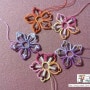 코리나의 또 하나의 비즈 꽃 - Corina's beaded tatting flower 2 [ tatting lace, 태팅레이스 ]