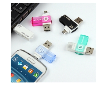 [USB] 키넥스 포인트 OTG USB 8G 스마트폰과PC 모두 사용가능한 USB메모리 POINT OTG USB 행사전문 시온 ...