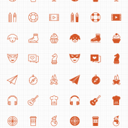 [Free Source] 66 Free Line & Fill Leisure Activity Icons