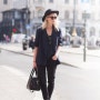 뉴요커 스타일 & 유럽스타일 시크한 블랙 코디 패션 추천