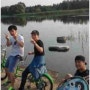 일산호수공원에서 3단 자전거 탔습니다 ^^