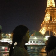 유럽여행: 프랑스 파리 세느강 야간 유람선 바또무슈 타기
