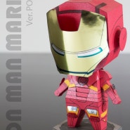Iron Man Custom Papertoys Ver. Poppaper