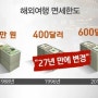 해외여행시 면세한도 27년만에 600달러로 상향!!