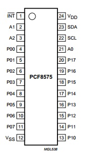 16개의 I/O 확장 칩 PCF8575 : 네이버 블로그