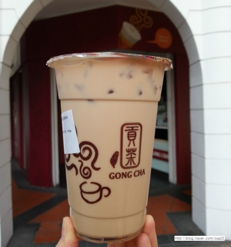 [싱가폴 먹거리] 밀크티 맛집! GONG CHA 공차, Earl Grey Milk Tea 얼그레이 밀크티 네이버 블로그