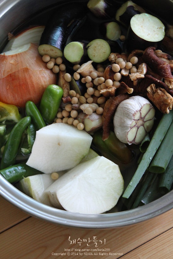 진한 채수 만들기 :) Vegetable stock : 네이버 블로그