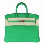 에르메스 뱀부 밤부 그린 초록 미니 벌킨 버킨백 25cm 은장 실버장식 HERMES Bamboo Green Mini Birkin 25 Bag Silver 강남구 청담동 세레브스 에이치샵 CELEBS H SHOP 중고명품 위탁 매입 판매샵 에르메스 샤넬 전문샵