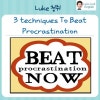 3 Techniques To Beat Procrastination (미루는것을 막는 3가지방법) (룩룩잉글리쉬_영어청취회화 ...