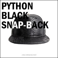 PYTHON BLACK SNAPBACK : 이머전시 파이썬 스냅백/EMERZENCY