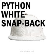 PYTHON WHITE SNAPBACK : 이머전시 파이썬 스냅백/EMERZENCY
