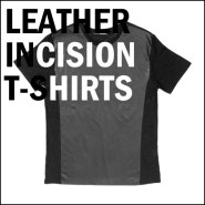 LEATHER INCISION T-SHIRTS/이머전시 인시션 티셔츠/EMERZENCY