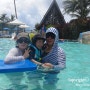 괌 가족여행 PIC 리조트에서 물놀이!