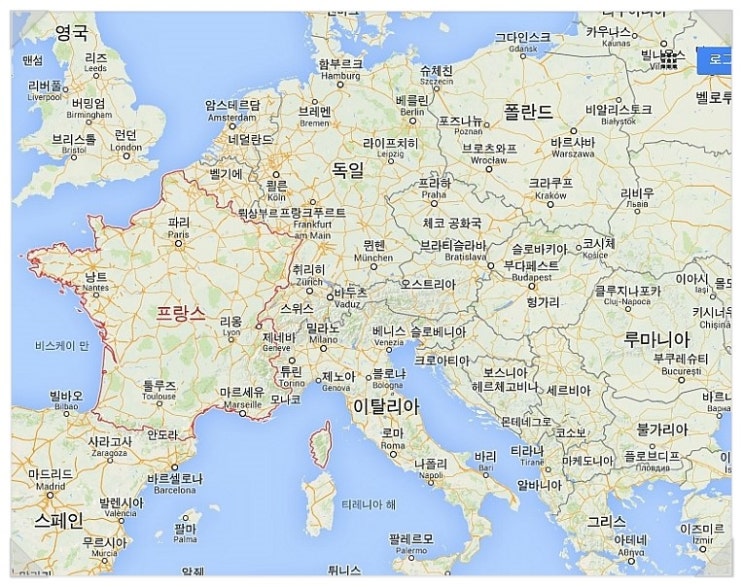 유럽여행,유럽지도로 보는 유럽여행 기초잡기!!^^ : 네이버 블로그