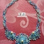 Necklace : swirl pendant소용돌이 펜던트를 활용한 목걸이 [태팅레이스 tatting lace]