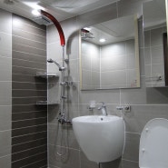 신당 삼성아파트 43평형 욕실인테리어 모습
