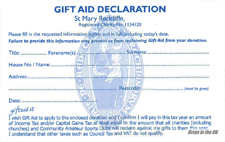 기프트 에이드 (Gift Aid) 및 영국 세금 : 네이버 블로그