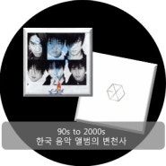 90s to 2000s 한국 음악 앨범의 변천사