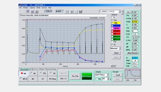 [그린파이오니아] 최대양자수율 (Optimal Quantum Yield or Maximum Quantum Yield ; Fv ...