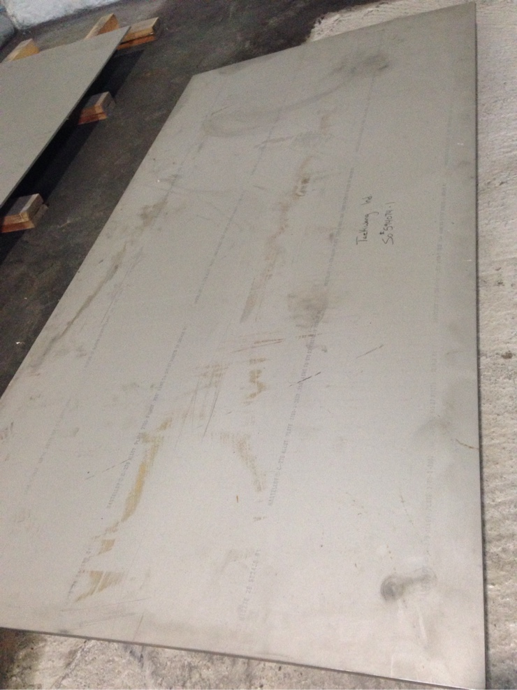 *재고보유* Hastelloy C276 Plate 7mm T 사이즈 4x8 (1219mm x 2440mm ) 재고 2장 ...