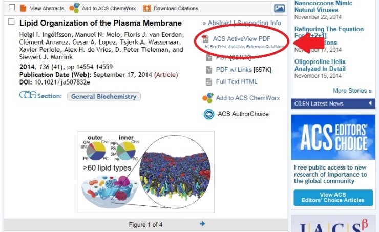 ACS ActiveView PDF를 이용해 ACS 아티클을 편리하게 이용해보세요! : 네이버 블로그