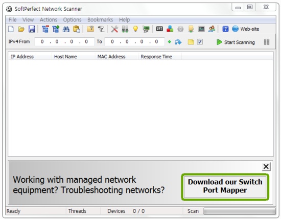 네트워크 스캔 유틸-SoftPerfect Network Scanner v6.0.0 : 네이버 블로그