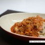 [키조개관자요리] 매콤한 키조개관자덮밥