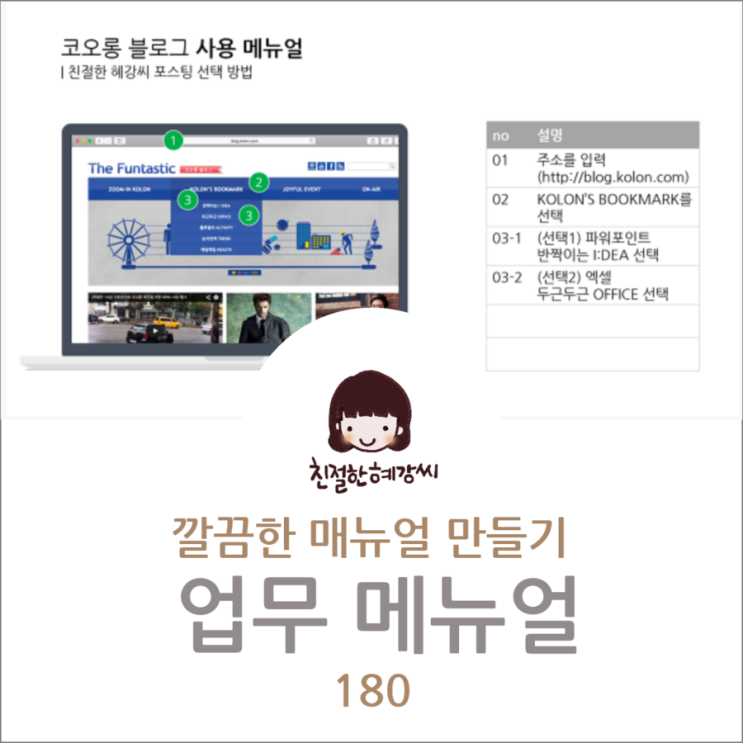 [PPT강의#180] 깔끔한 파워포인트 업무 메뉴얼 만들기 : 네이버 블로그