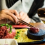 객사 맛집 후쿠오카 함바그에서 소고기를 지글지글 구어먹고 왔어요 !