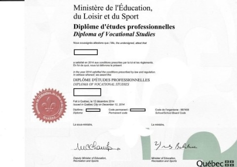[캐나다이민 퀘백유학후이민 퀘백유학후이민프로그램 QSW ] 학교 졸업장 Diploma ? : 네이버 블로그