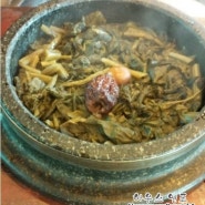 곤드레밥과 차한잔.