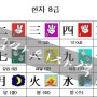 엄마표 프린트학습지 한자 브로마이드(?) A4용지 출력용 (엄마표 한자/ 무료프린트학습지) - 8급