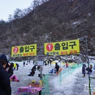 경기도 가평 밤나무골 산천어,송어 축제에 슬쩍 구경만 하고오기!!