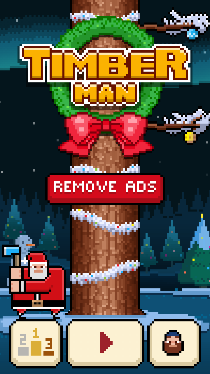 단순게임: 벌목꾼이 되어볼까? - 팀버맨(Timberman) : 네이버 블로그