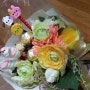 졸업식 꽃다발-사탕부케와 사탕목걸이 만들기