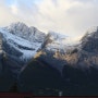 로키산맥 캔모어의 놀라운 아침