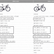 첼로xlr1 xlr3 입문용로드바이크 두대 출고