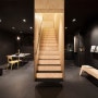 [INTERIOR DESIGN] a floating staircase defines interior of bazar noir by hidden fortress