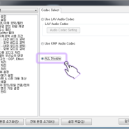 외부코덱 사용방법 < KM플레이어 편>